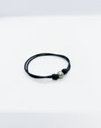 Bracelet Cuir coulissons 1 Perle