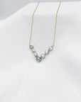 Collier Baby Venus 7 keishis + intercalaires