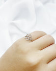 Bague fleur simple