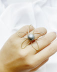 Bague Tiare 1 perle