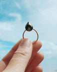 bague, perles tahiti, perle noire, perles, bijoux, polynesie, tevei perle, goldfilled, shopping