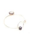 jonc, bangle, bracelet, perle noire, perles de tahiti, bijoux, perles, polynesie, tahiti, tevei perle