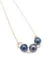 Bijou Treasure by Tevei Perle choker collection Ringu trois perles en goldfilled