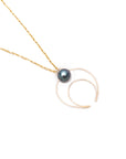 collier omega summer en goldfilled avec une perle de tahiti