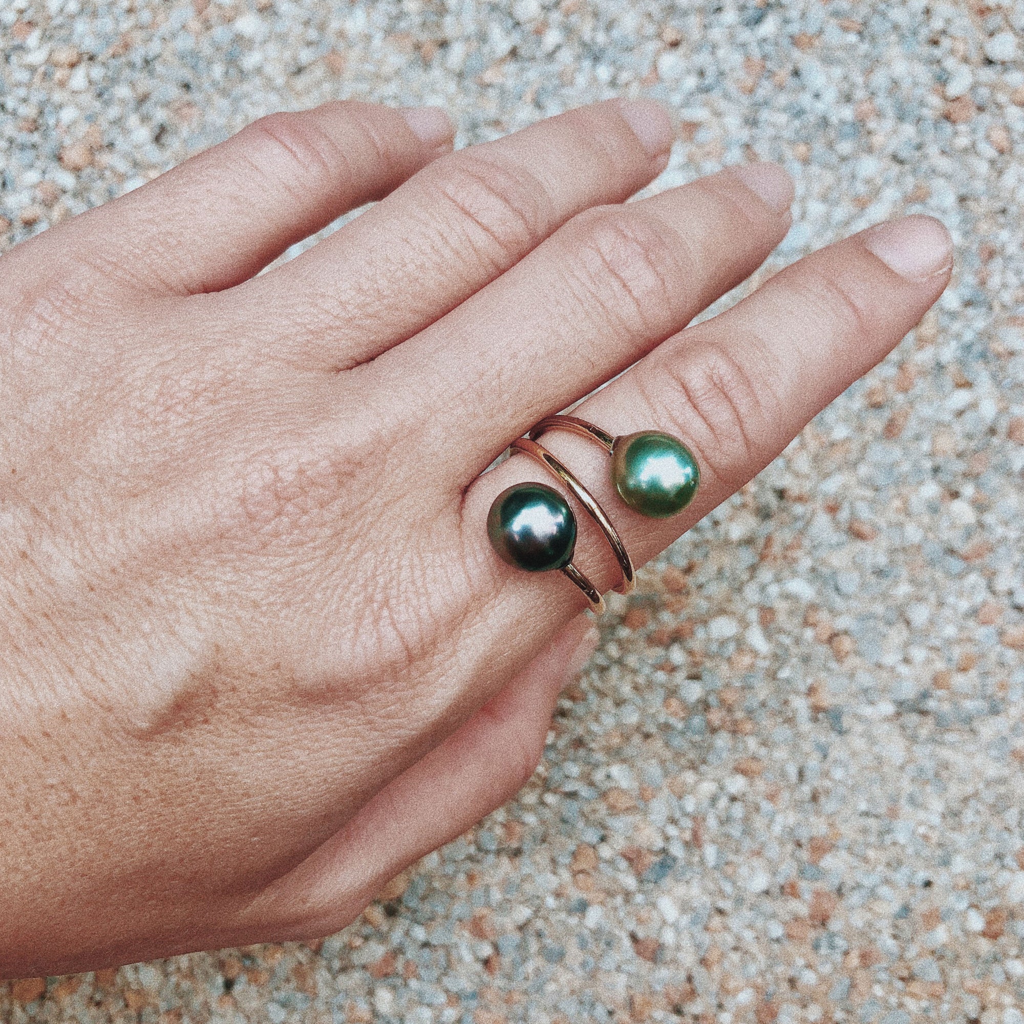 bague, perles tahiti, perle noire, perles, bijoux, polynesie, tevei perle, goldfilled, shopping