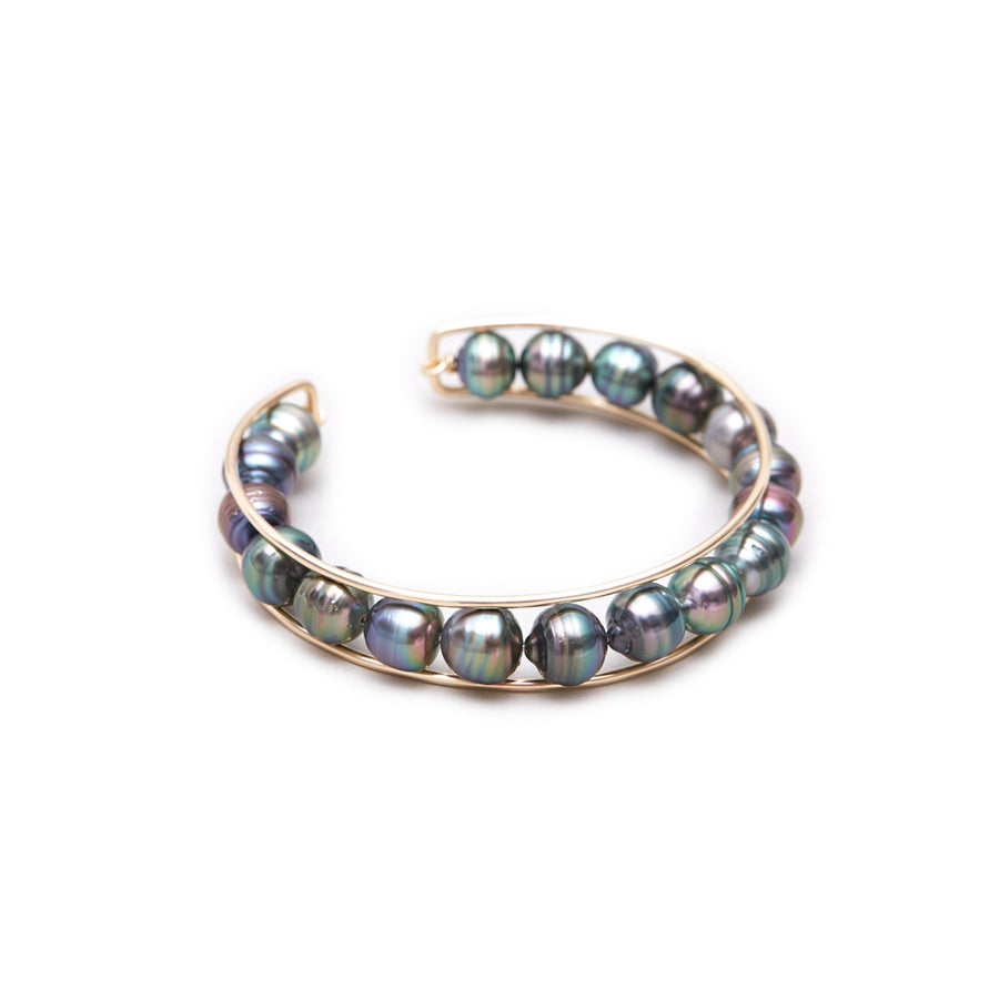 Bracelet Poerava composé de perle de tahiti