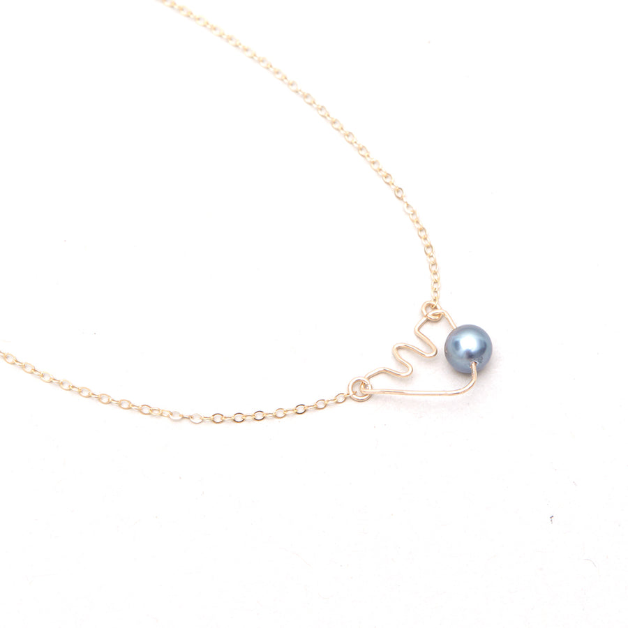 Bijou Treasure by Tevei Perle collier moorea avec une perle en goldfilled